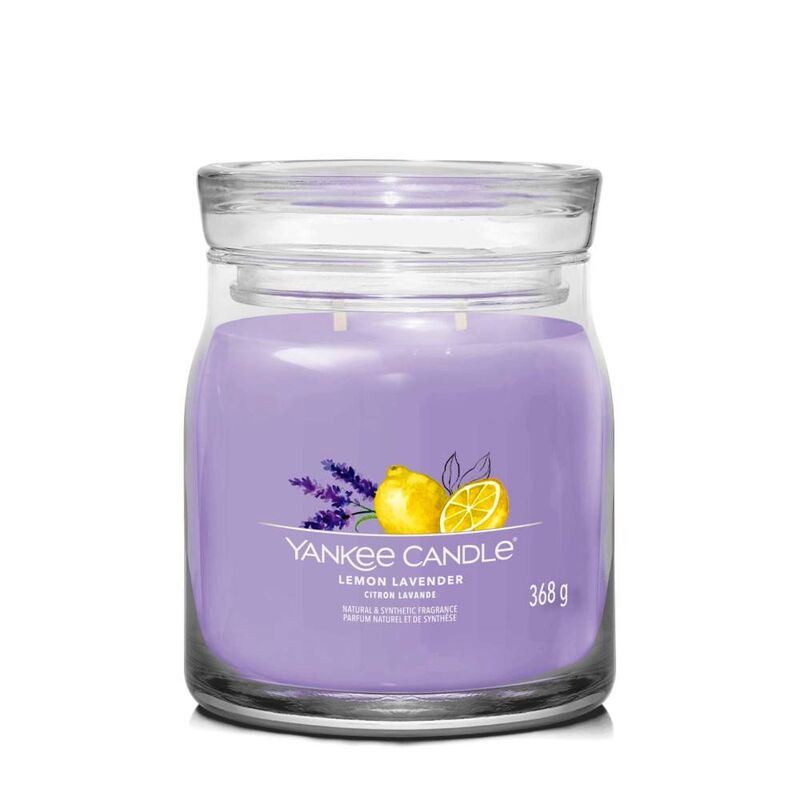 Yankee Candles Signature Jar Lemon Lavender 368g - Medium