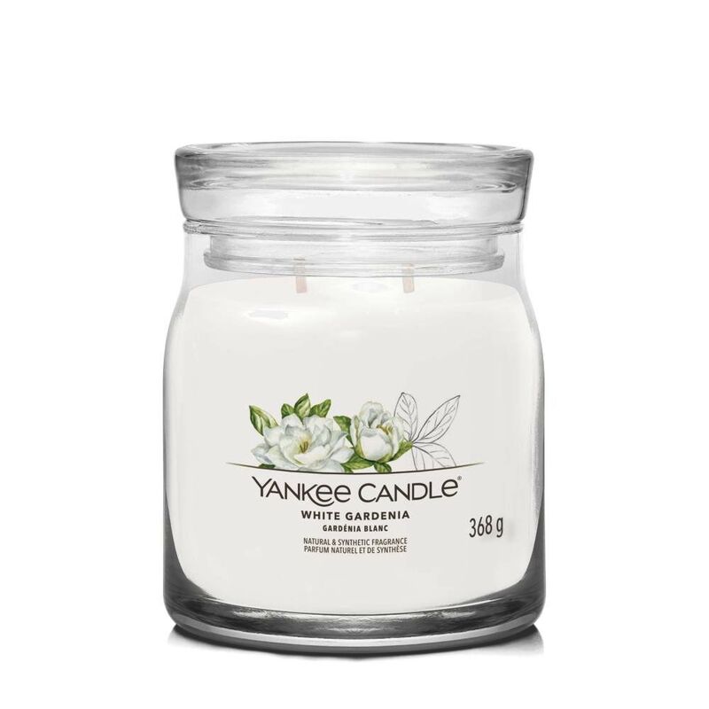 Yankee Candles Signature Jar White Gardenia 368g - Medium