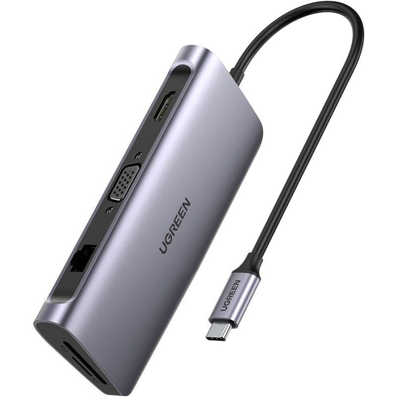 UGREEN USB-C Hub 9-in-1 USB-C Hub With 4K HDMI - Grey