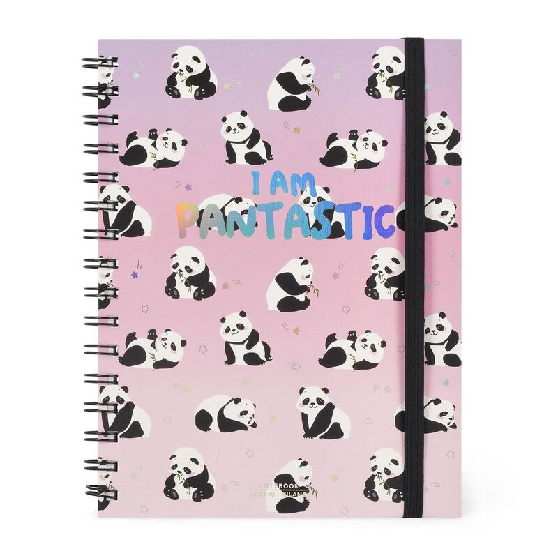 Legami Large Spiral A5 Notebook - Panda