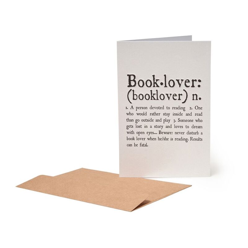 Legami Greeting Card - Large - Book Lover (11.5 x 17 cm)
