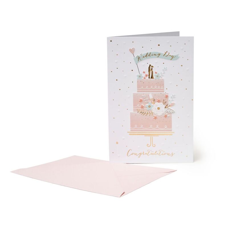 Legami Greeting Card - Large - Wedding Cake - Cake (11.5 x 17 cm)