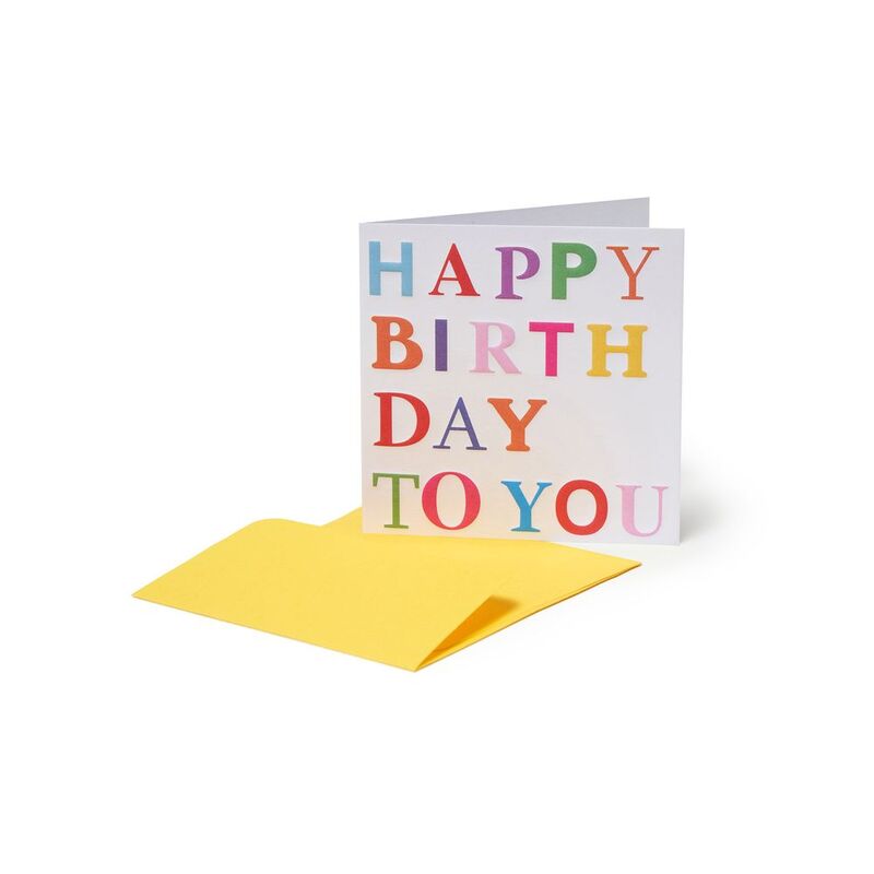 Legami Greeting Card - Small - Colors (7 x 7 cm)