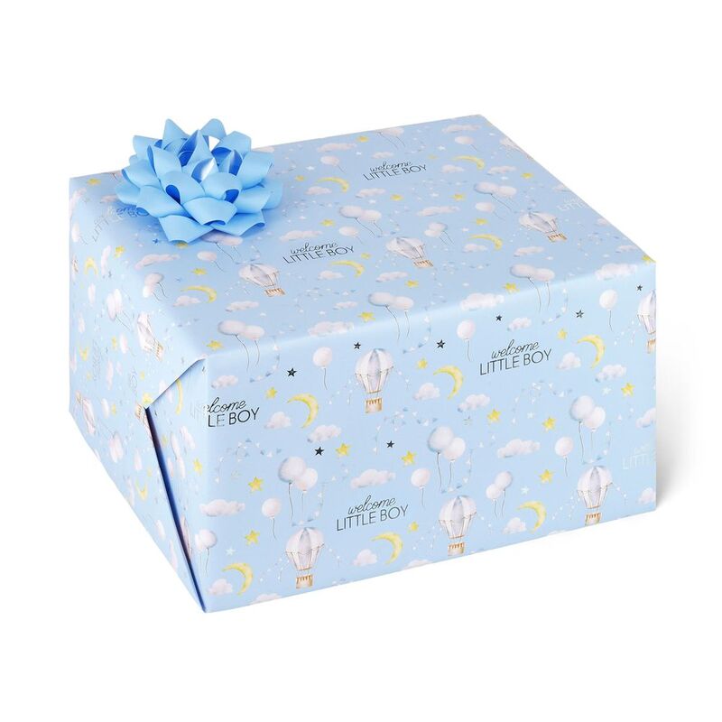 Legami Gift Wrapping Paper - Baby Born - Boy (200 x 70 cm)