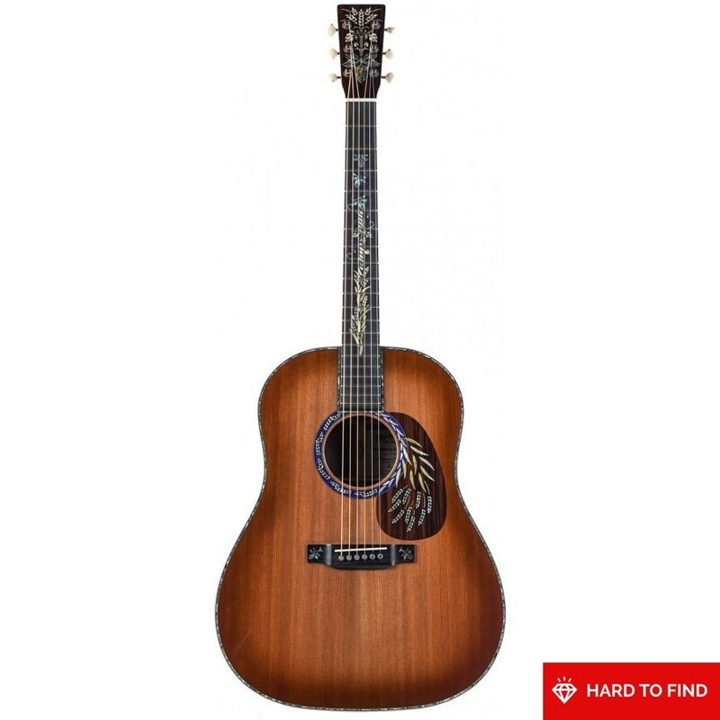 Martin DSS Hops and Barley Limited Edition Acoustic Guitar - Natural (Includes Hardshell Case)