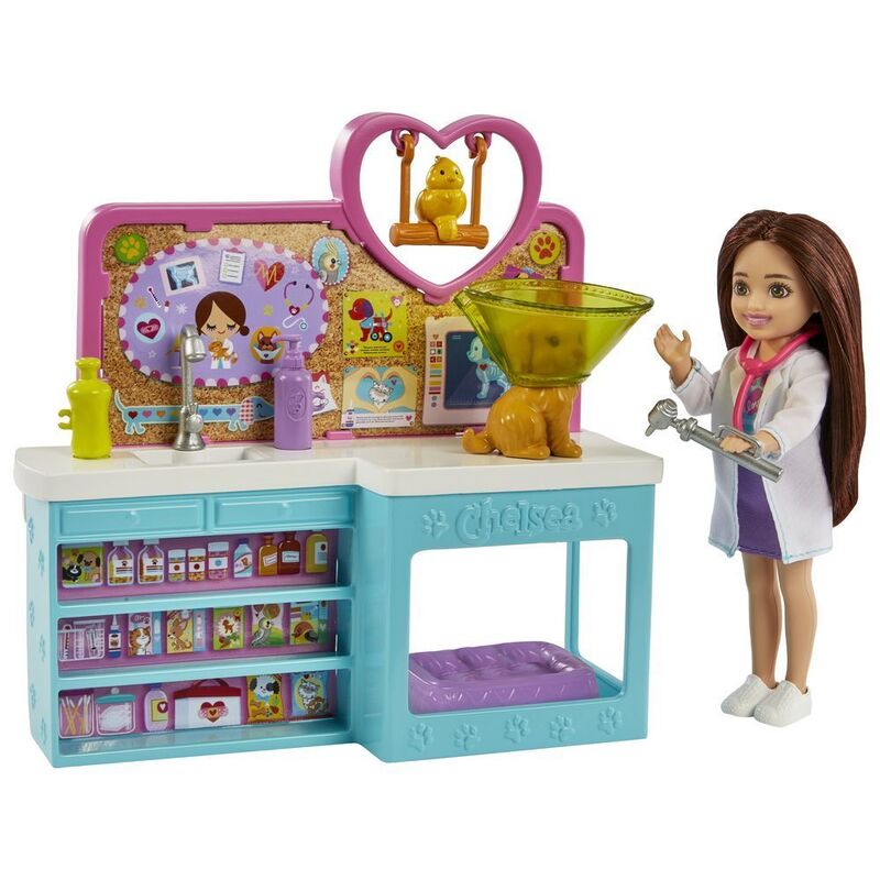 Barbie Chelsea Can Be Pet Vet Doll And Playset HGT12