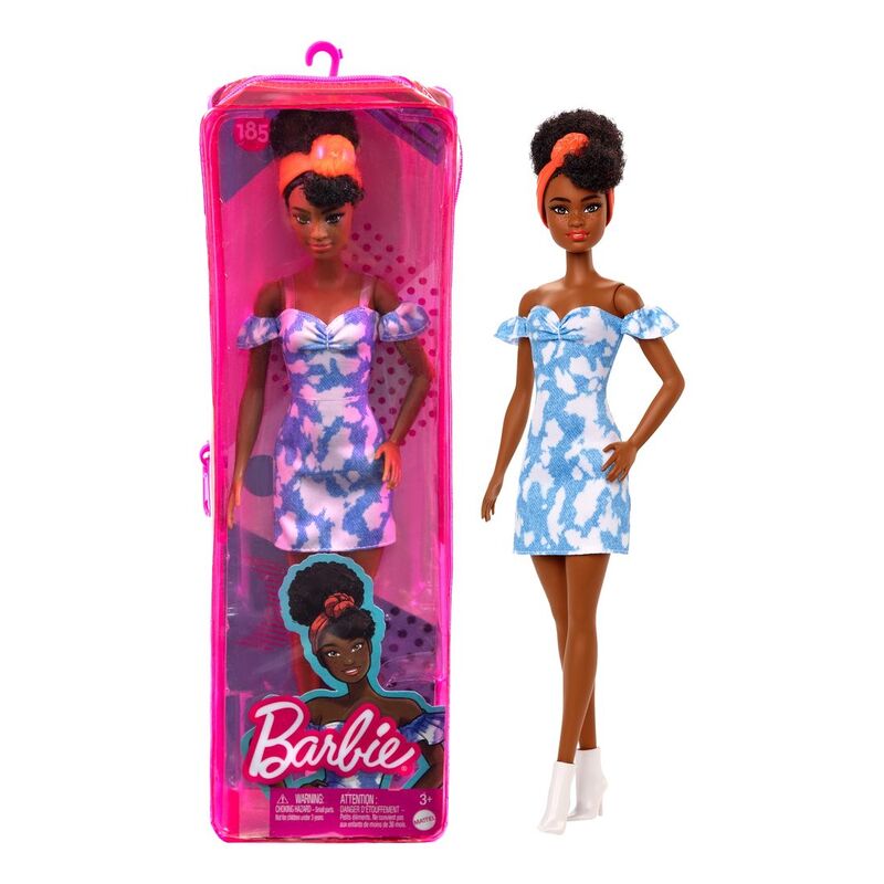Barbie Fashionistas Bleached Denim Dress Doll HBV17