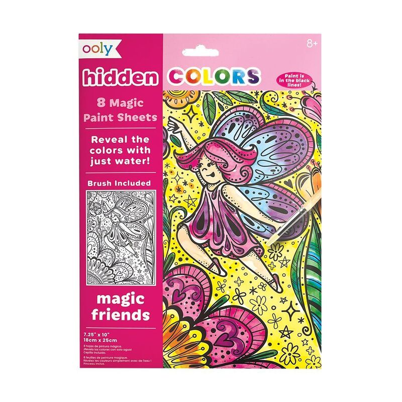 OOLY Hidden Colors Magic Paint Sheets - Magic Friends