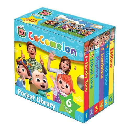 Official Cocomelon Pocket Library - 6 Little Books About Jj - His Family And Friends - Perfect For Pre-Schoolers!