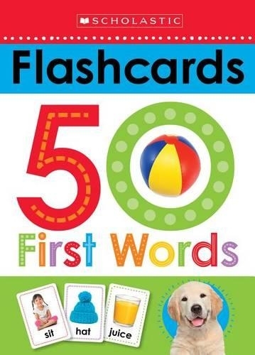 Flashcards - 50 First Words (Scholastic Early Learners)