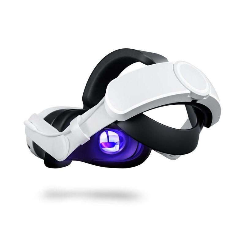 Blupebble Elite Adjustable Headstrap With 6000mAh Powerbank Built-In For Meta Quest 3
