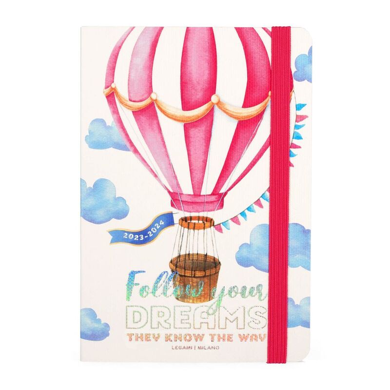 Legami 18-Month Diary - 2023/2024 - Medium Weekly Diary - Air Balloon