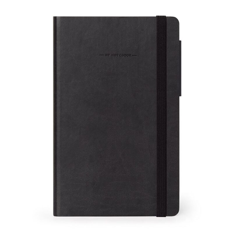 Legami Notebook - My Notebook - Medium Plain - Black
