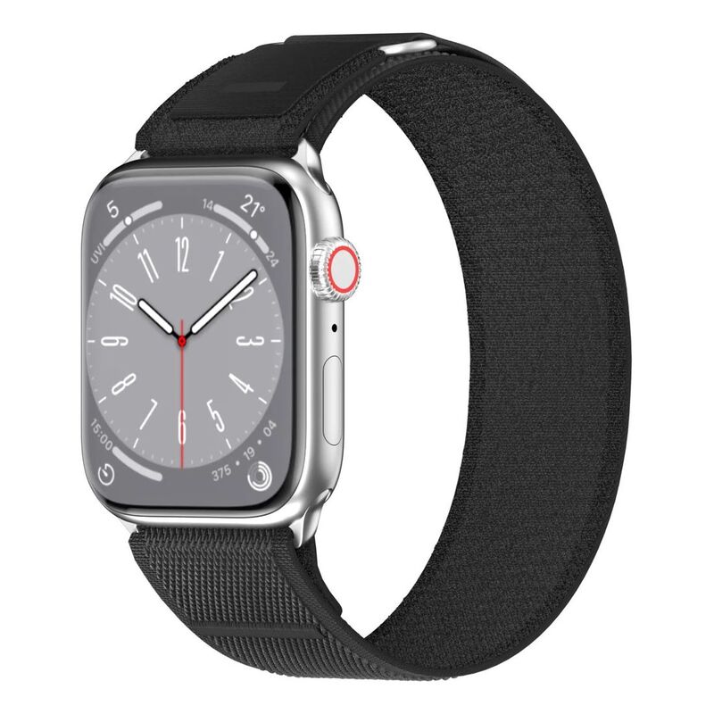 SwitchEasy Flex Woven Nylon Watch Loop for Apple Watch 38/40/41mm - Black