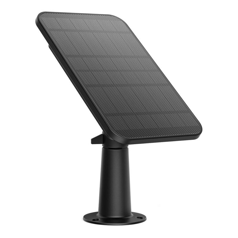 Eufy Solar Panel Charger For Eufy Security Cameras Black