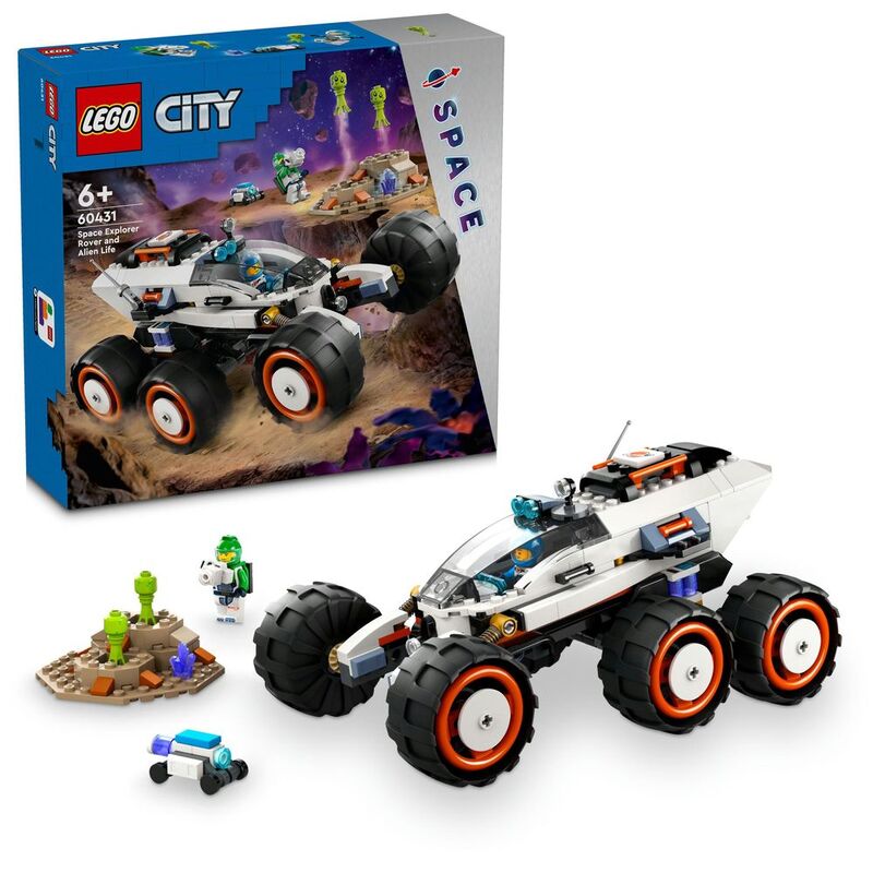 LEGO City Space Explorer Rover And Alien Life 60431 (311 Pieces)