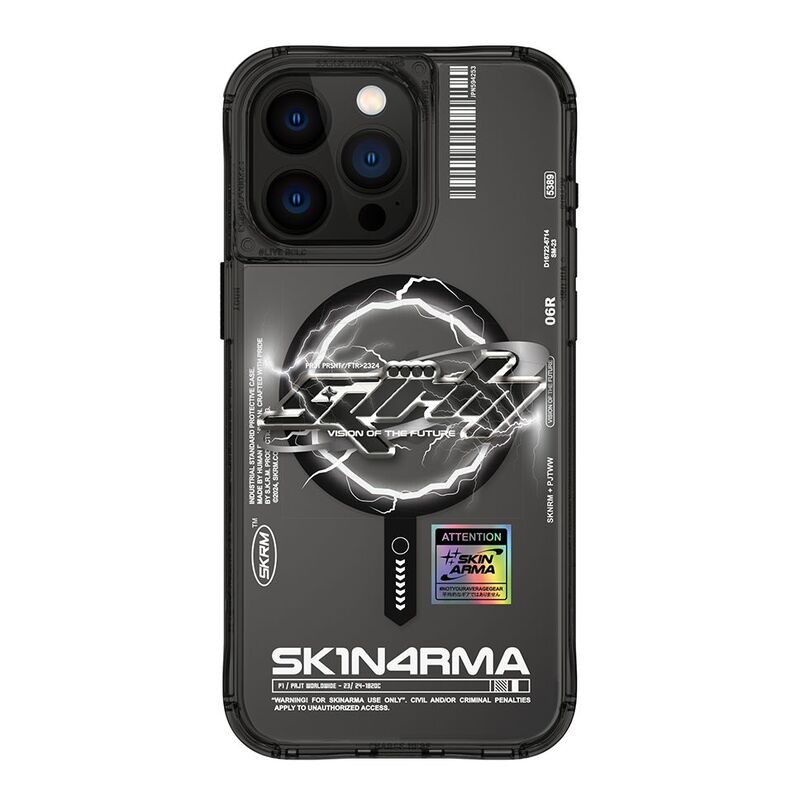Skinarma iPhone 15 Pro Bolt Mag-Charge Case - Black