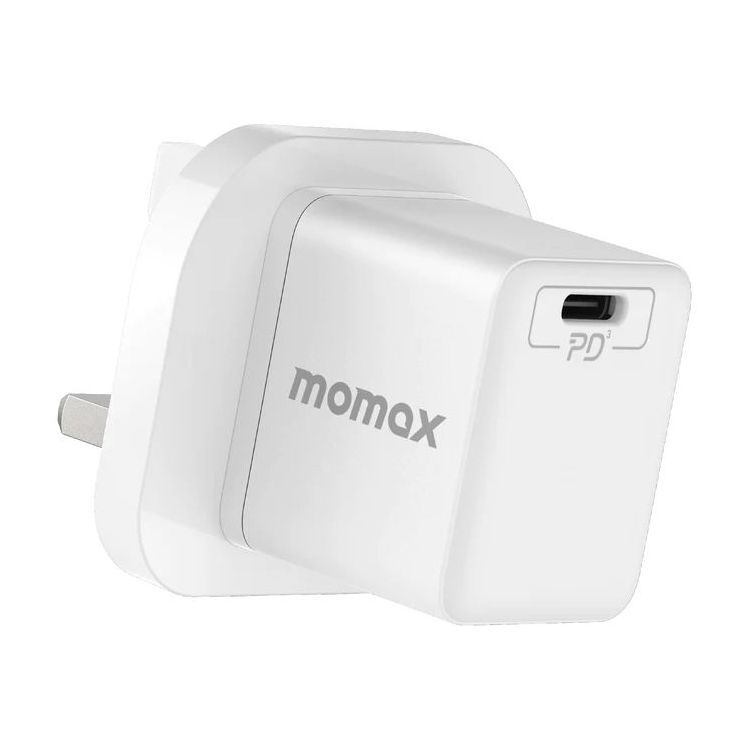 Momax OnePlug 20W Mini USB-C Fast Charger - White