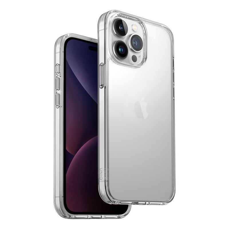 UNIQ Hybrid iPhone 15 Pro Max Case - Lifepro Xtreme - Crystal