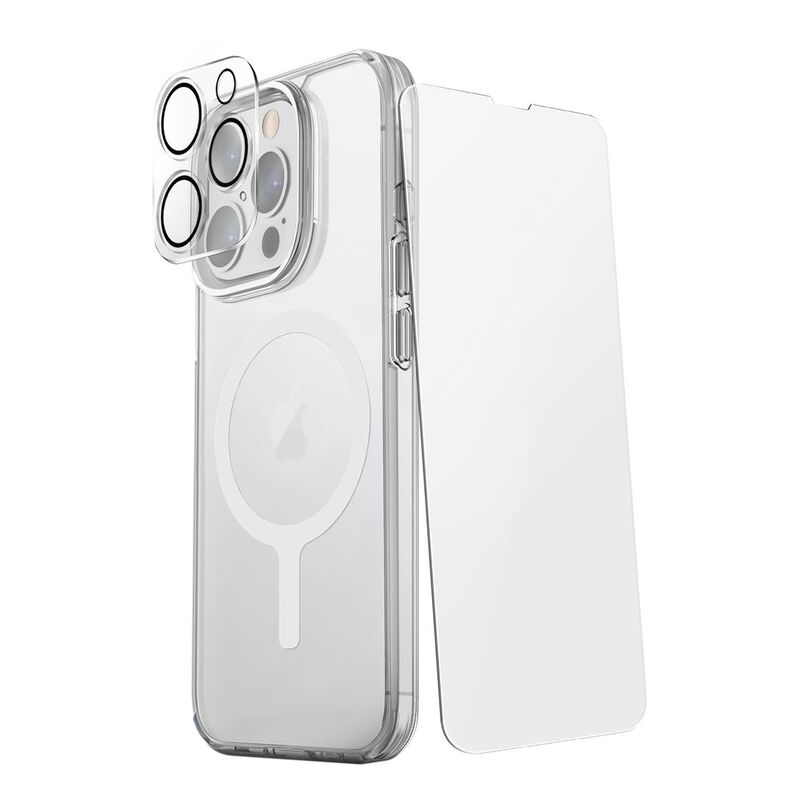 UNIQ iPhone 15 Pro MagClick Charging Lifepro Xtreme 360 Protection Bundle Pack