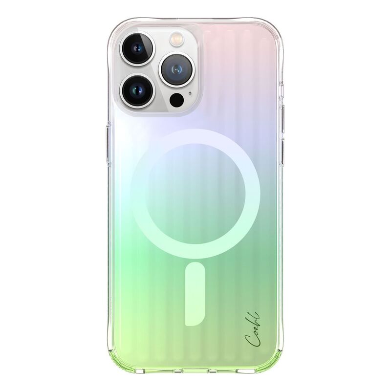 UNIQ Coehl iPhone 15 Pro Max Case - Magnetic Charging Linear - Iridescent