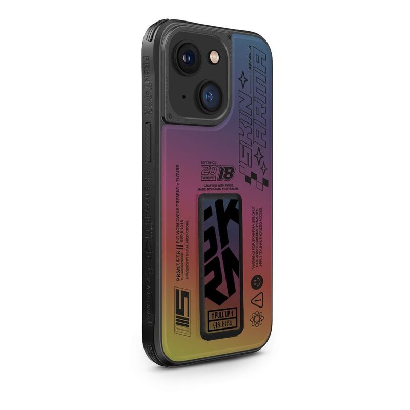 SkinArma iPhone 15 Pro Case - Kira Kobai Mag-Charge + Grip-Stand - Hologram