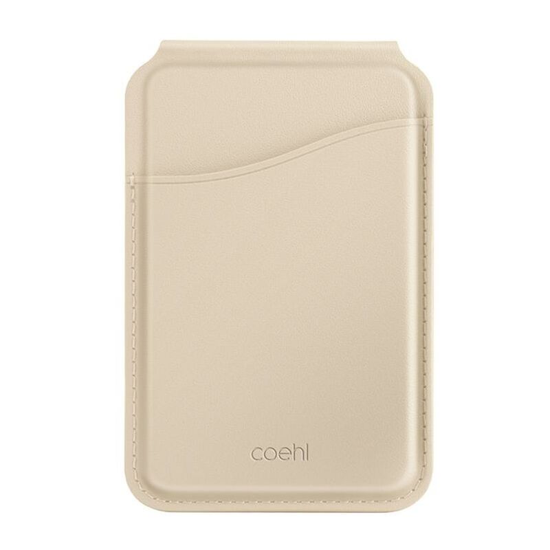 UNIQ Coehl Esme Magnetic Cardholder & Mirror - Cream