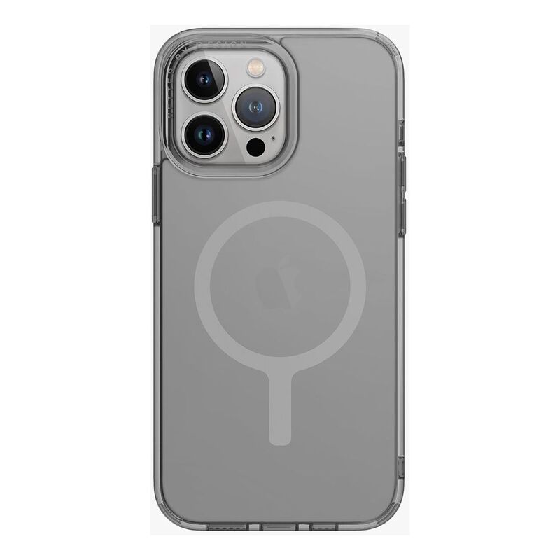UNIQ Hybrid iPhone 15 Pro Max Magclick Charging Lifepro Xtreme Case - Frost Grey