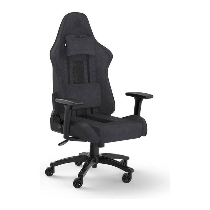 CORSAIR TC100 RELAXED - Fabric Gaming Chair - Black/Grey