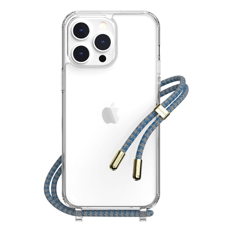 Switcheasy Play Lanyard Shockproof Clear Case for iPhone 14 - Ocean