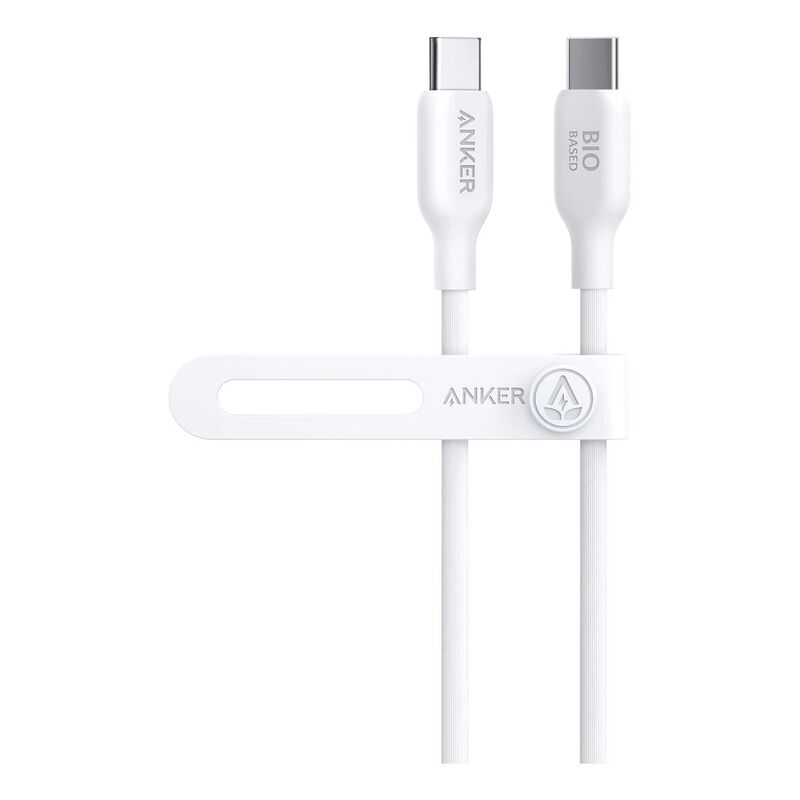 Anker 544 USB-C to USB-C Cable (Bio-Based) - 3ft - White