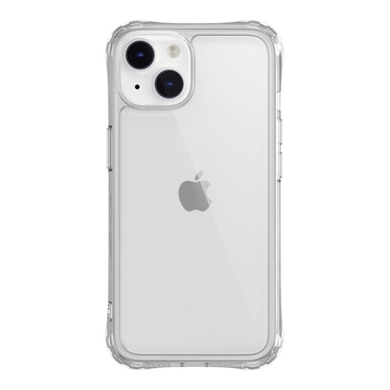 Mageasy ATOMS Contoured Clear Bumper Case with Air-shield For iPhone 14 - Transparent