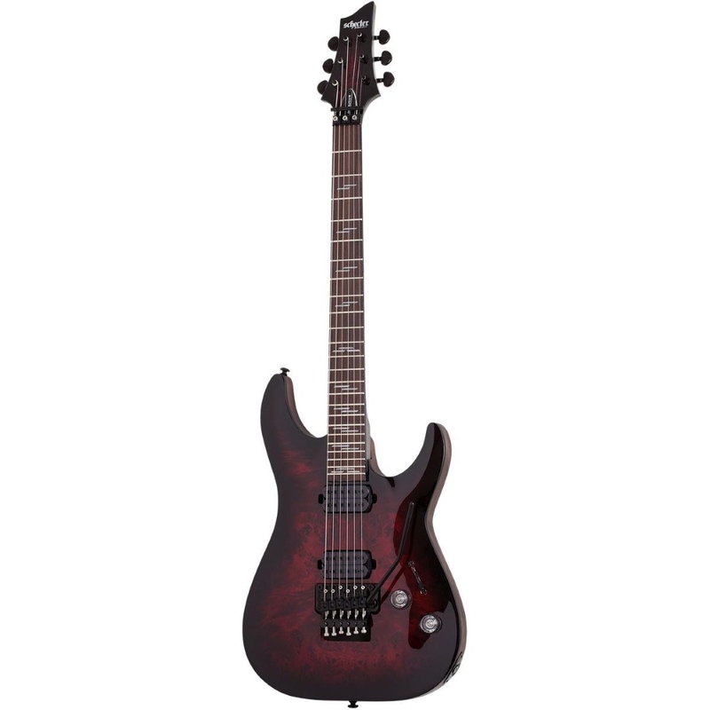 Schecter 2453 Electric Guitar Omen Elite-6 FR - Black Cherry Burst