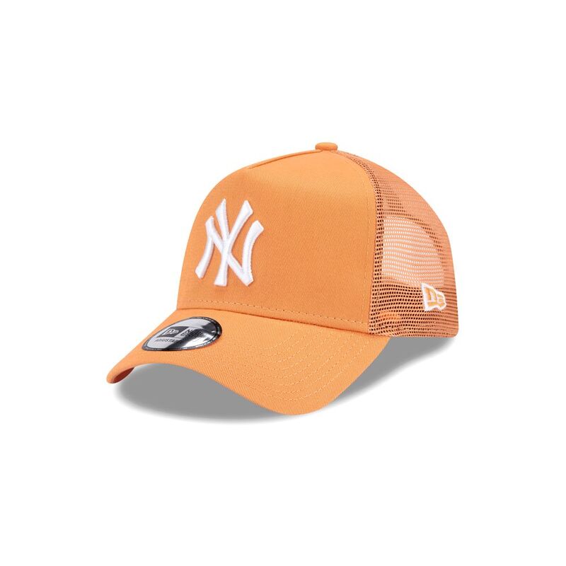 New Era MLB League Essential New York Yankees Trucker Cap - Orange