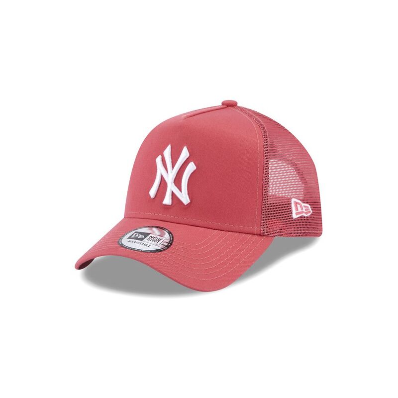 New Era MLB League Essential New York Yankees Trucker Cap - Dark Pink