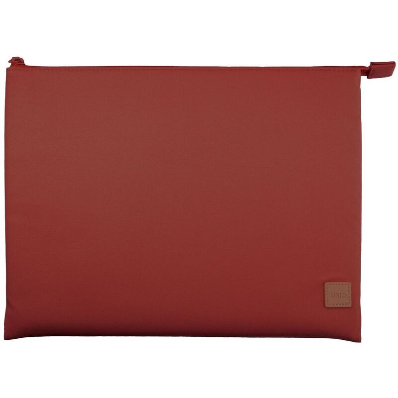 UNIQ Lyon Snug-Fit Protective RPET Fabric Laptop Sleeve 14-inch - Brick