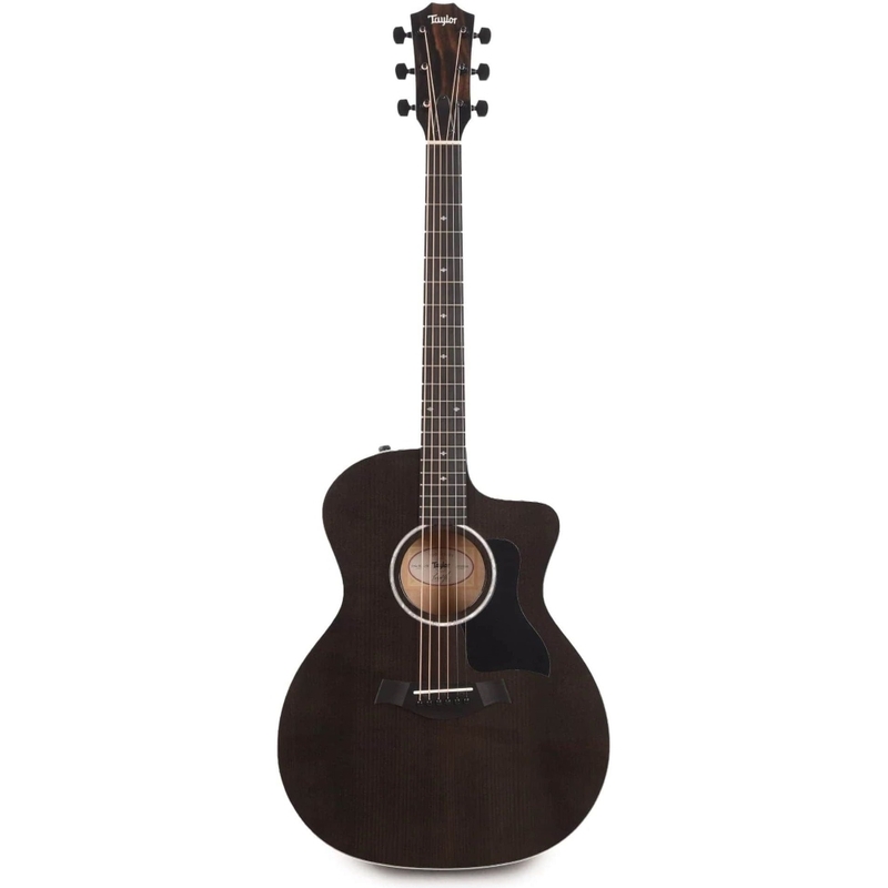 Taylor 214ce DLX LTD Grand Auditorium Acoustic-electric Guitar - Trans Grey - Includes Taylor Deluxe Hardshell Brown