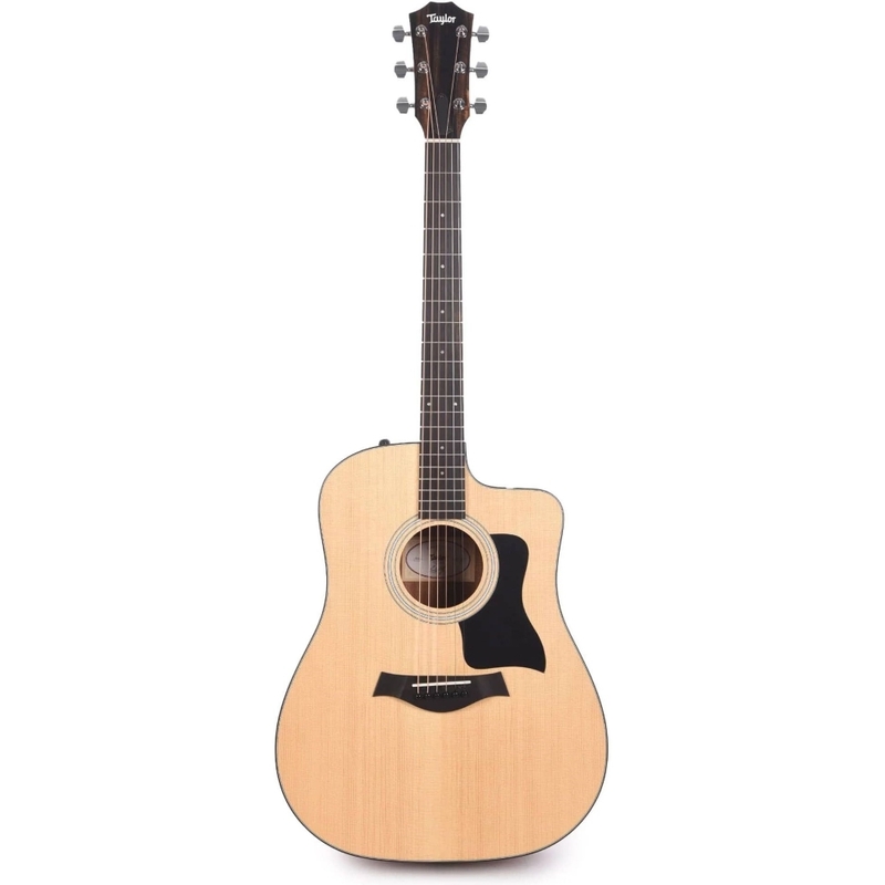 Taylor 110ce-S Modified dreadnought Acoustic-electric Guitar - Natural Sapele - Includes Taylor Gig bag