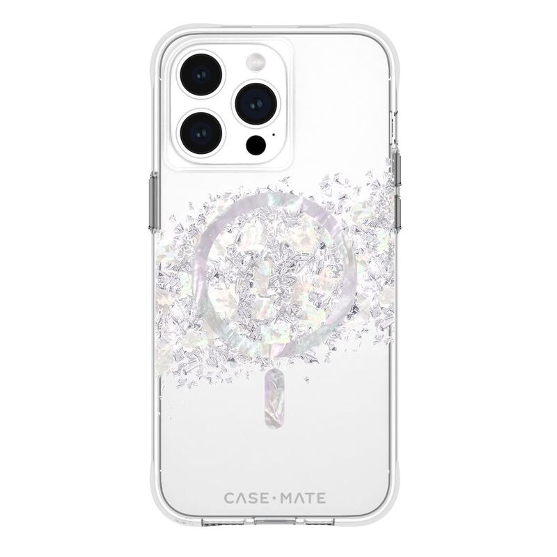 Case-Mate iPhone 15 Pro Max Karat - Touch Of Pearl with MagSafe Case