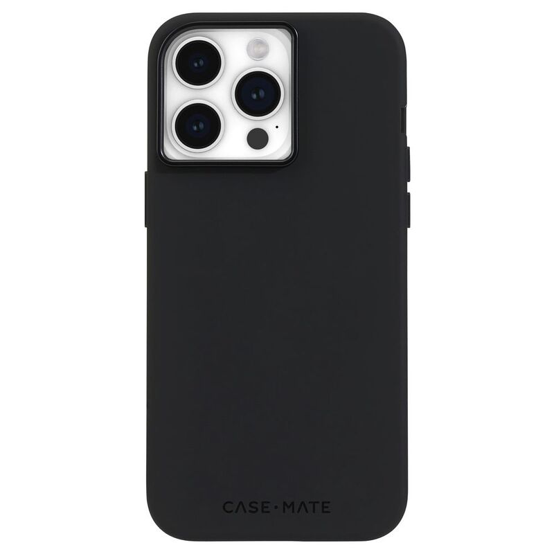 Case-Mate iPhone 15 Pro Max Silicone - Black with MagSafe Case