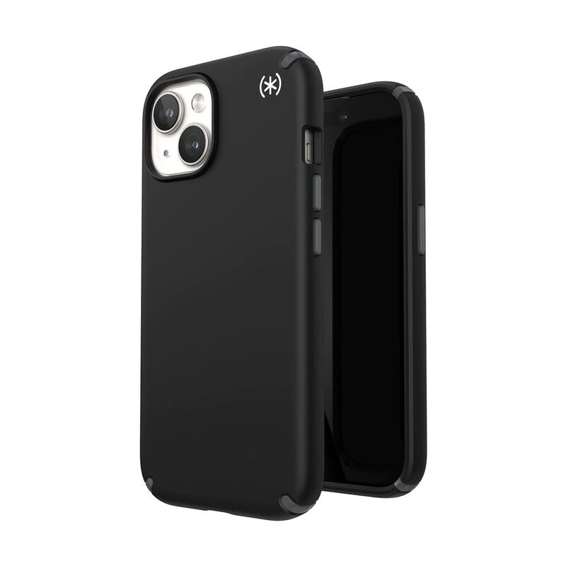 Speck Presidio2 Pro iPhone 15 Case - Black/Slate Grey