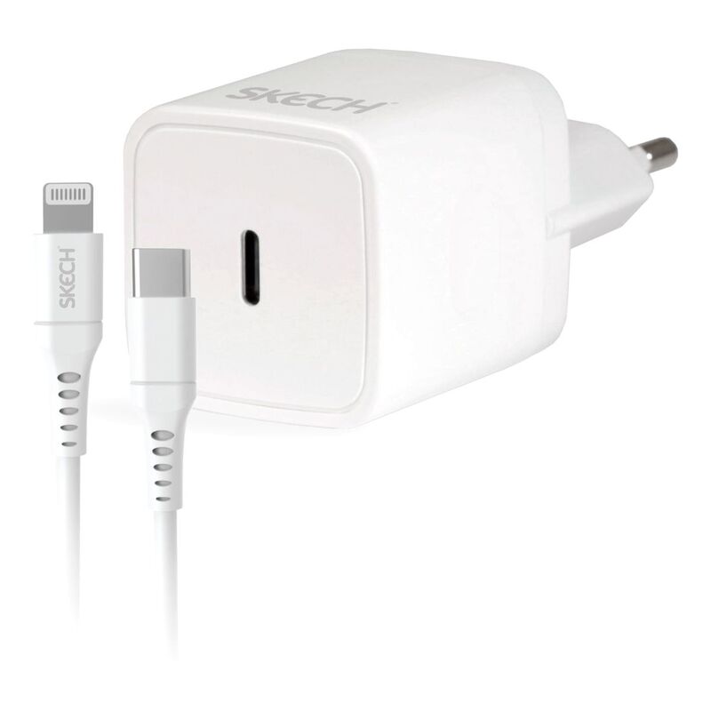Skech Power Delivery 20W Travel Charger with Lightning Cable (UK)