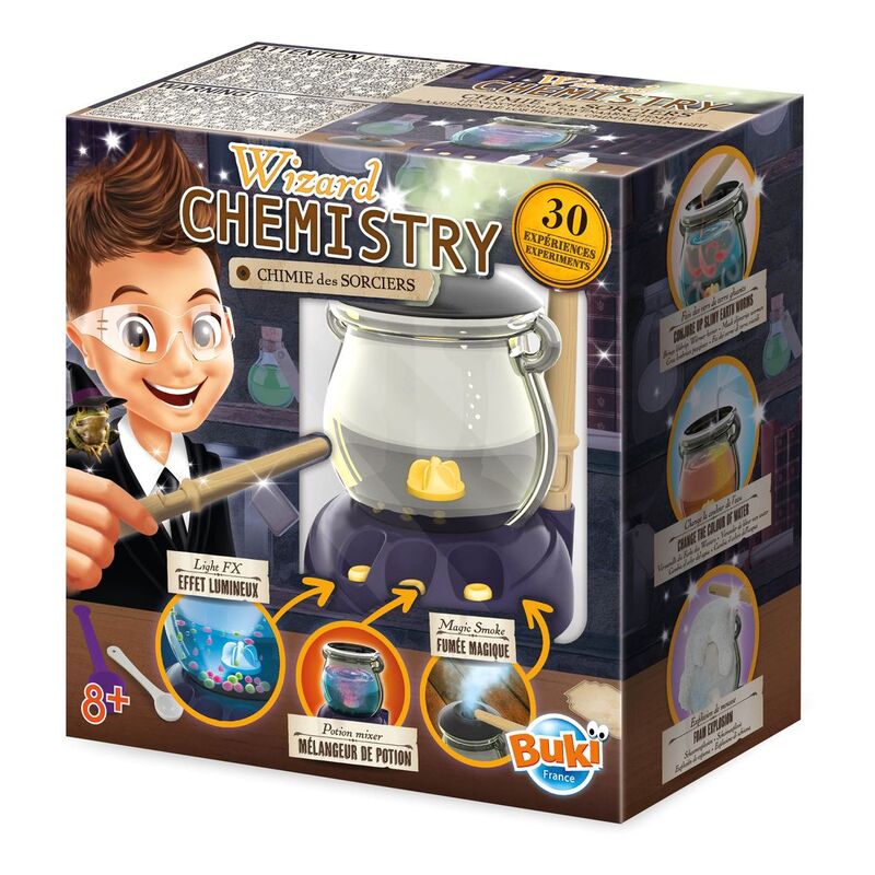 Buki France Wizard Chemistry 30 Experiments Science Kit