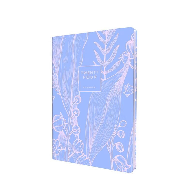 Collins Debden Tara Calendar Year 2024 A5 Day-To-Page Journal (With Appointments) - Lilac