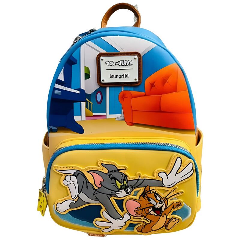 Loungefly! Leather Tom & Jerry Mini Backpack