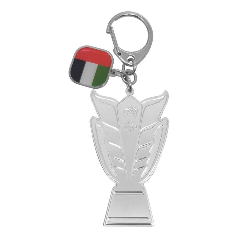 AFC Asian Cup 2023 2D Trophy Keychain with Country Flag - UAE