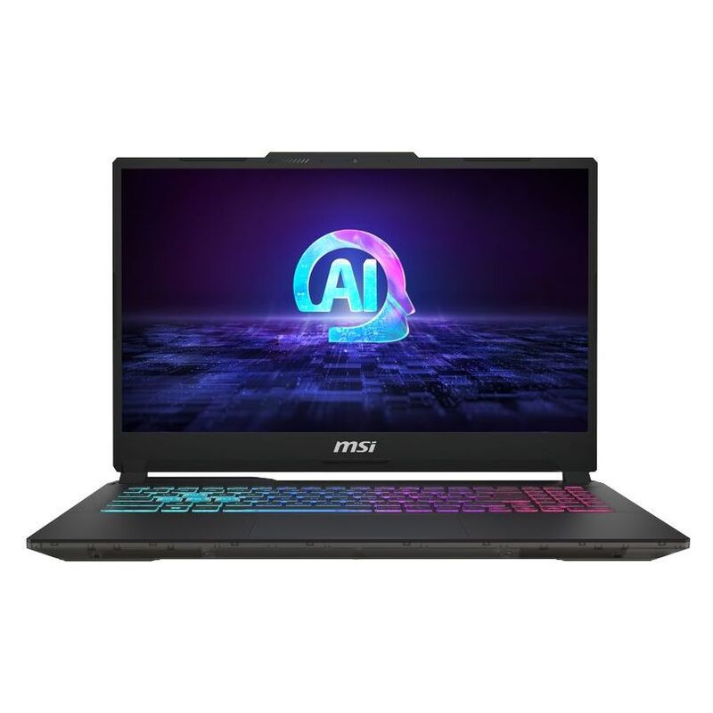 MSI Cyborg 15 AI A1VE Gaming Laptop Ultra 7 155/16 GB/RTX 4050 6 GB/512 GB SSD/15.6" FHD 144Hz/4-Zone RGB/Win 11 - Translucent Black