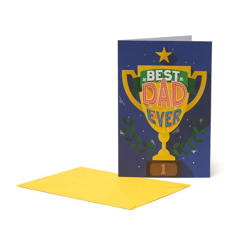 Legami Best Dad Large Greeting Card (11.5 X 17cm)