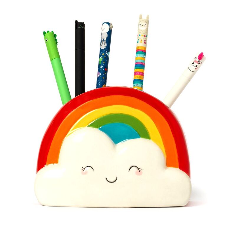 Legami Desk Friends Rainbow Ceramic Pen Holder