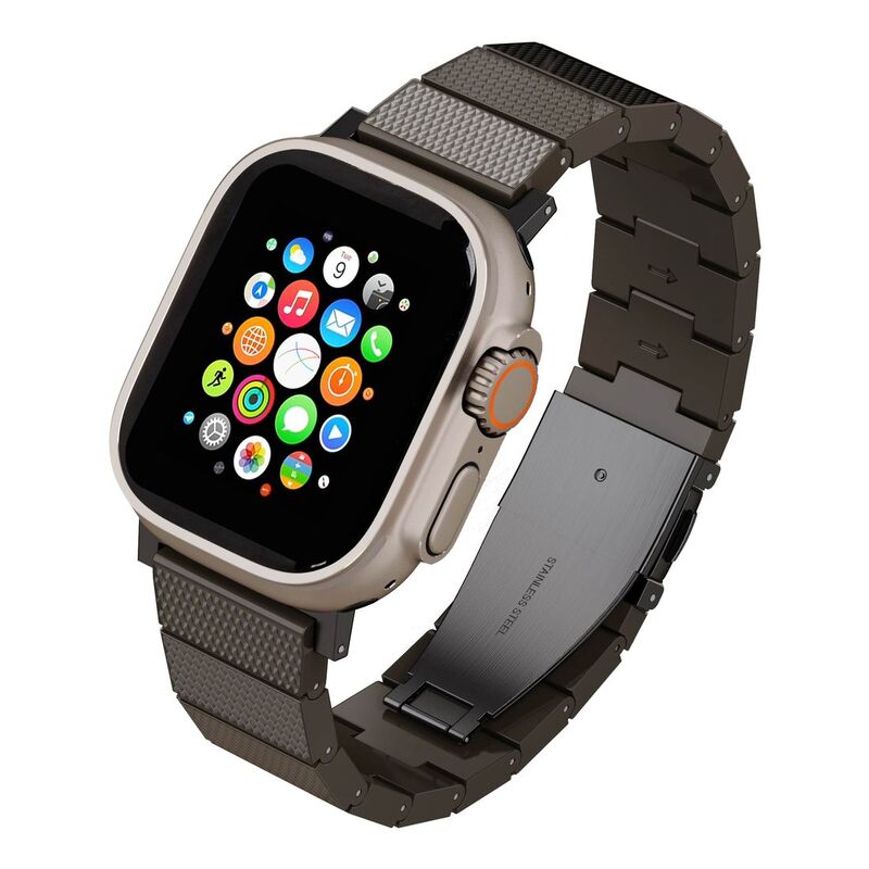Levelo Fusion Resin Strap for Apple Watch 49/45/44/42mm - Brown